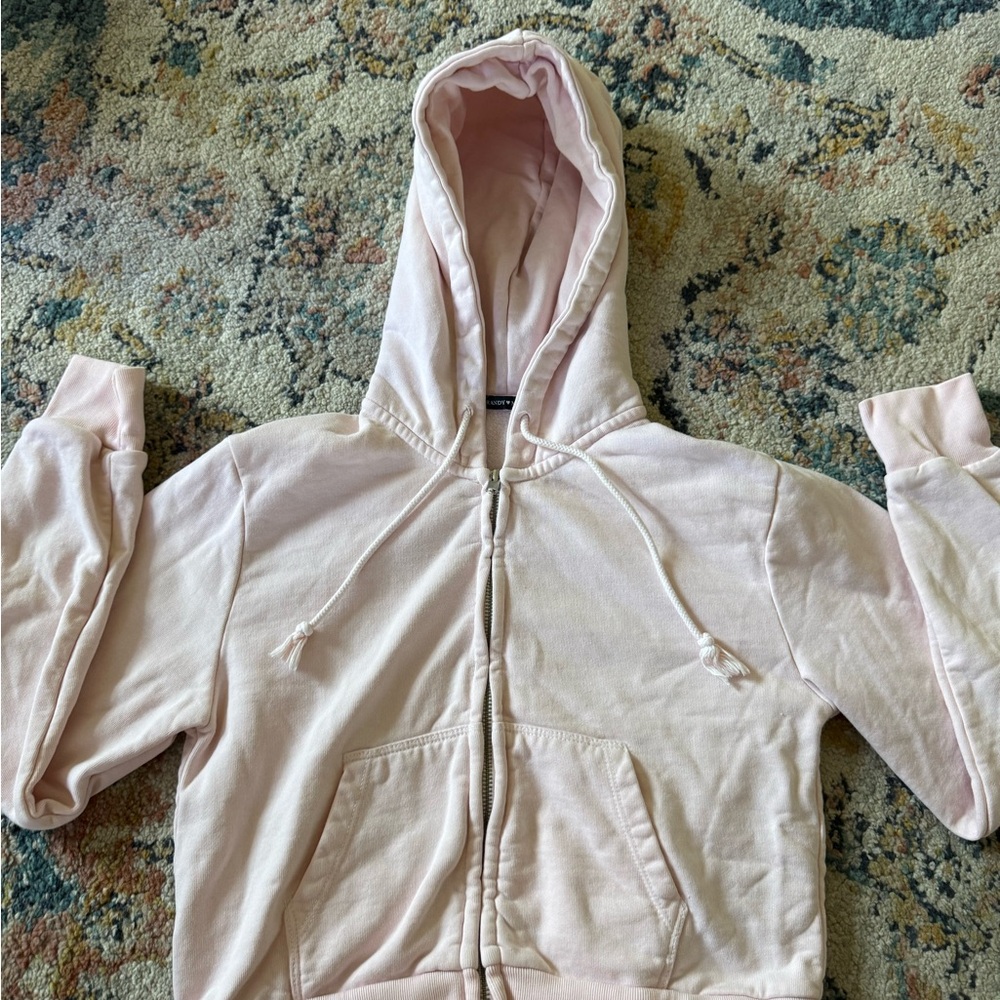 Brandy Melville Light Pink Kids Hoodie